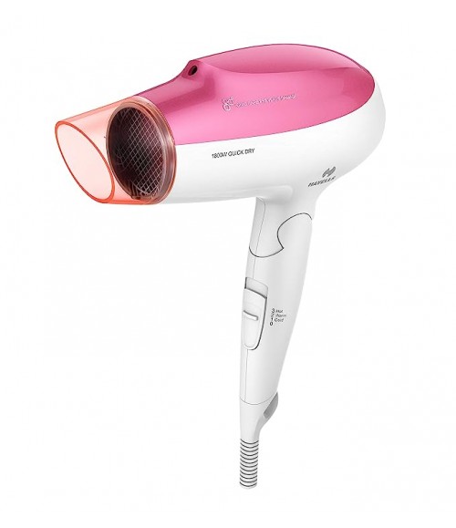 Havells HD3225 1800 Watts Professional and Powerful Hair Dryer with Ionic Care for Healthy and Shiny Hair (Pink)
